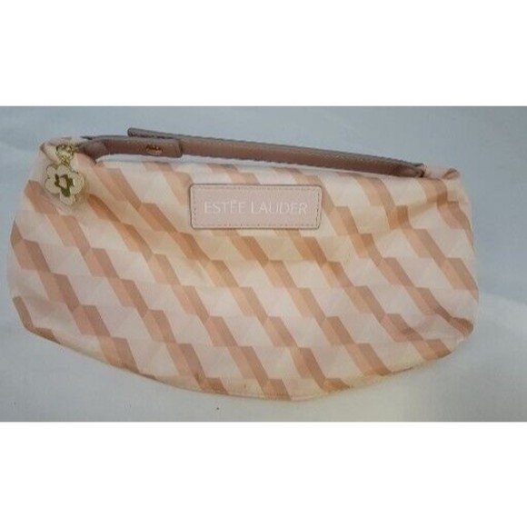 Estée Lauder Peach & Cream Cosmetic Makeup Gift Set Bag Travel Weekender - Picture 8 of 8